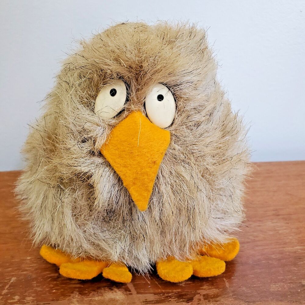 Vintage Worry Bird Plush Beige Worrius Relievium Aloysius Audabuns PRINCESS Toys